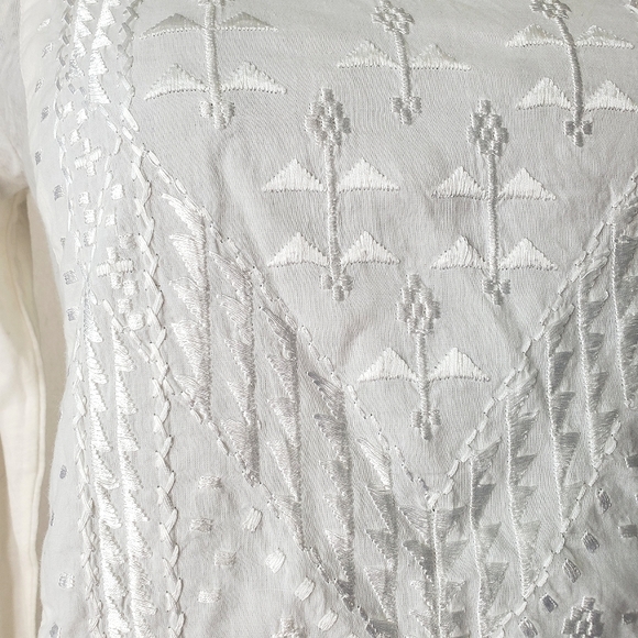 Free People Embroidered Peplum Top - Picture 4 of 6